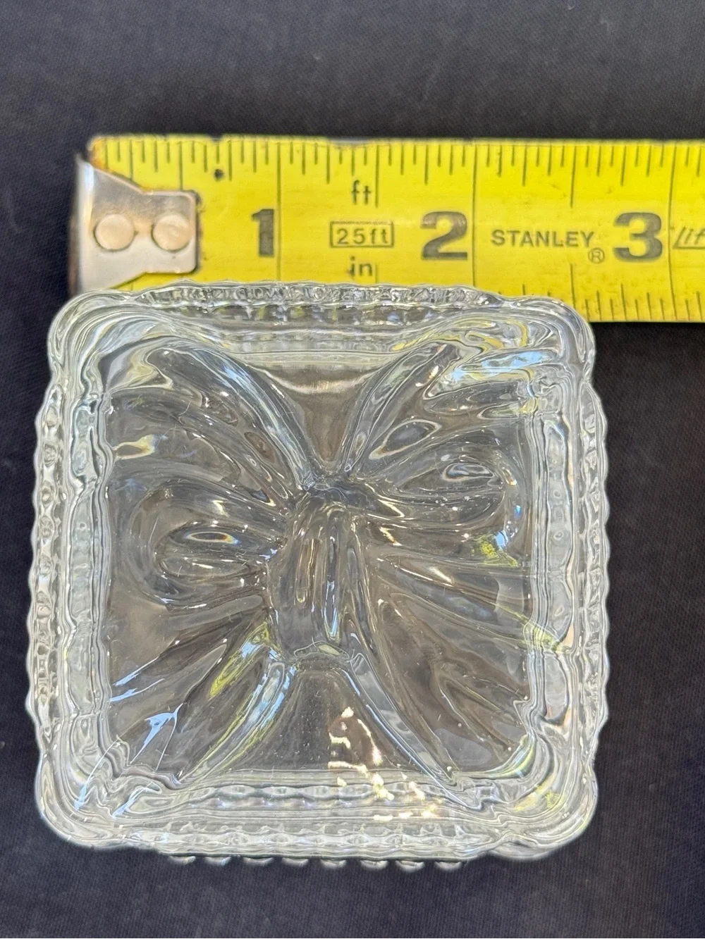 24% Lead Crystal Clear Trinket Box